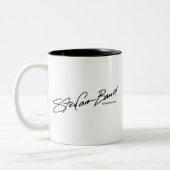 Band-Kaffee-Tasse Steve Carson Zweifarbige Tasse (Links)
