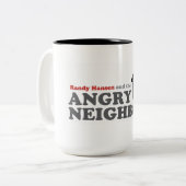 Band-Kaffee-Tasse Zweifarbige Tasse (Vorderseite Links)