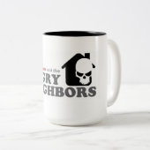 Band-Kaffee-Tasse Zweifarbige Tasse (VorderseiteRechts)