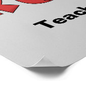 Band-Lehrer - individualisierbares Poster (Ecke)