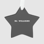 Band-Lehrer-Wertschätzung musikalische Bemerkungen Ornament (Rückseite)