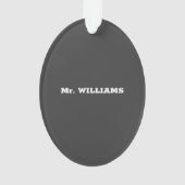 Band-Lehrer-Wertschätzung musikalische Bemerkungen Ornament (Rückseite)