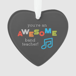 Band-Lehrer-Wertschätzung musikalische Bemerkungen Ornament