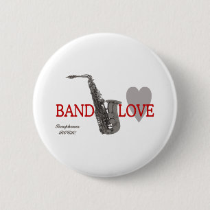 Band Liebe/Saxophon Button
