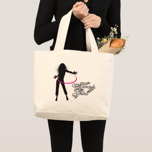 Band Mädchen-Hula Band Jumbo Stoffbeutel (Vorderseite (Produkt))
