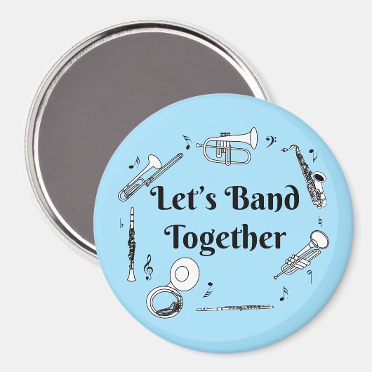 Band Magnet (Vorderseite/Rückseite)