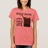 Band-Mama (Funny) Schokolade T-Shirt (Vorderseite)