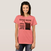 Band-Mama (Funny) Schokolade T-Shirt (Vorne ganz)