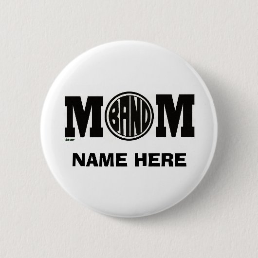 BAND-MAMA (GEWOHNHEIT) BUTTON (Vorderseite)