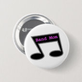 Band-Mama-Musiknote Button (Vorne & Hinten)