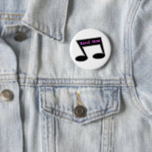 Band-Mama-Musiknote Button (Beispiel)