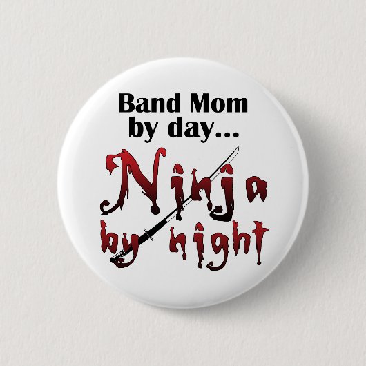 Band Mama Ninja Button (Vorderseite)