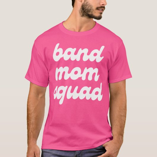 Band Mama Squad Marching Band Camp Sektion Musiker T-Shirt (Vorderseite)