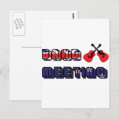 Band Meeting Murray Postkarte (Vorne/Hinten)