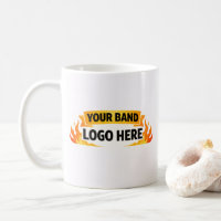 🎵 Band Merch Tasse – Füge Bandname & Kunst hinzu