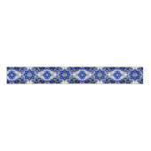 Band mit blauen, weißen Farben Ripsband (Vorderseite)