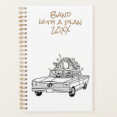 Band mit Plan-20XX-Planer (5,5" x 8,5") Planer (Vorderseite)