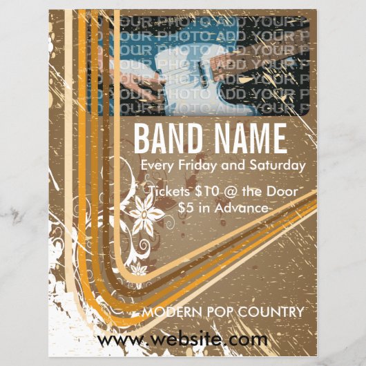 Band Name Music Flyer 3 (Vorne)