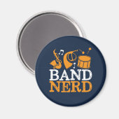 Band-Nerd Funny und Cool Marching Band Magnet (Vorderseite/Rückseite)