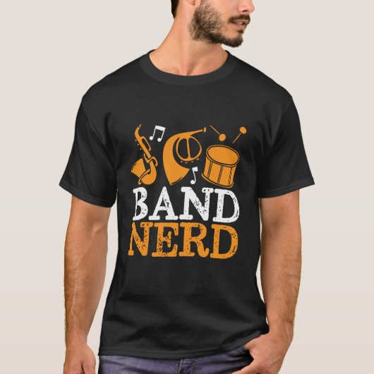 Band-Nerd Funny und Cool Marching Band T-Shirt (Vorderseite)