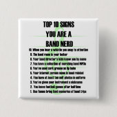 Band-Nerd-Spitze 10 Button (Vorderseite)