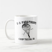 Band of Brothers Currahee US Paratrooper Toccoa Kaffeetasse (Links)