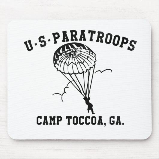 Band of Brothers Currahee US Paratrooper Toccoa Mousepad (Vorne)