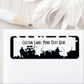 Band on Bühne Konzert Silhouette B&W (Insitu)