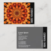 Band - Orange Kaleidescope 05 Visitenkarte (Vorne/Hinten)