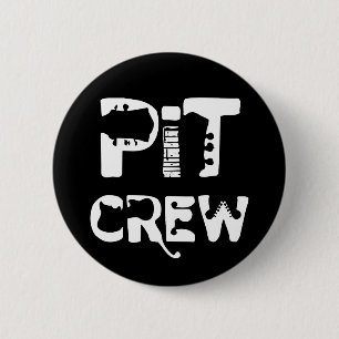Band Pit Crew Musikalischer Text Button