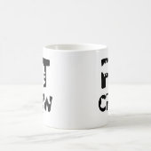 Band Pit Crew Musikalischer Text Kaffeetasse (Mittel)