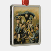 Band-Probe Silbernes Ornament (Rechts)