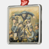 Band-Probe Silbernes Ornament (Links)