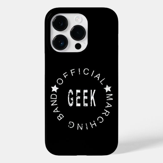 Band Quote Offiziell Marching Band Geek Case-Mate iPhone Hülle (Rückseite)
