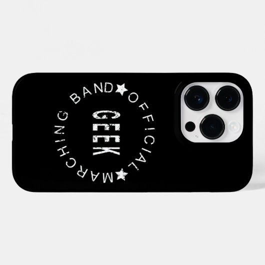 Band Quote Offiziell Marching Band Geek Case-Mate iPhone Hülle (Rückseite (Horizontal))