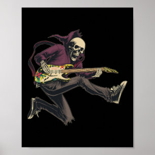 Band Rock and Roll Gitarre für Men Band T-Shirt 14 Poster