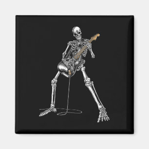 Band Rock and Roll Gitarre für Men Band T-Shirt Magnet