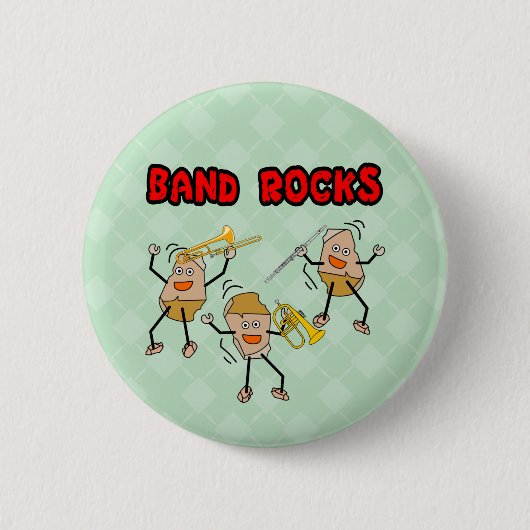 Band Rocks Button (Vorderseite)