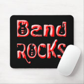 Band Rocks Mousepad (Mit Mouse)