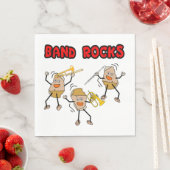 Band Rocks Serviette (Beispiel)