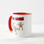 Band Rocks Tasse (Vorderseite Links)