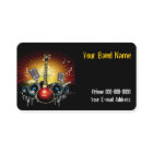 Band Sänger-Visitenkarte