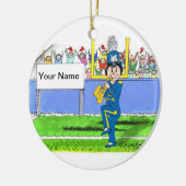 Band, Saxophon - Frauen Keramik Ornament (Links)