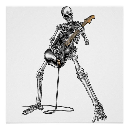 Band Shirts Rock and Roll Gitarre T Shirts für Män Poster (Vorderseite)