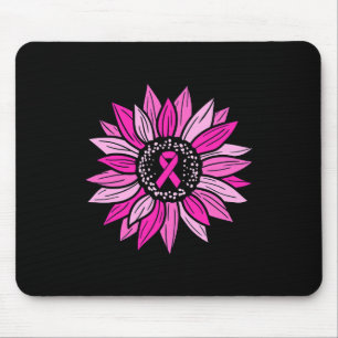 Band Sonnenblume Brustkrebs-Bewusstsein Frauen Kin Mousepad