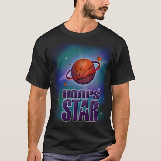 Band-Stern-Basketball-T - Shirt (Vorderseite)