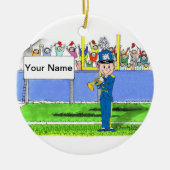 Band, Trumpet, männlich Keramikornament (Vorne)