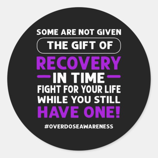 Band. Überdosierung Bewusstsein 1 Runder Aufkleber (Vorderseite)