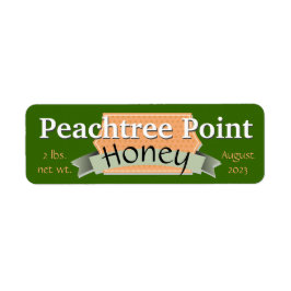 Band und Banner Personalisiert Honey Jar