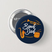 Band-Vater Funny School Marching Band Button (Vorne & Hinten)